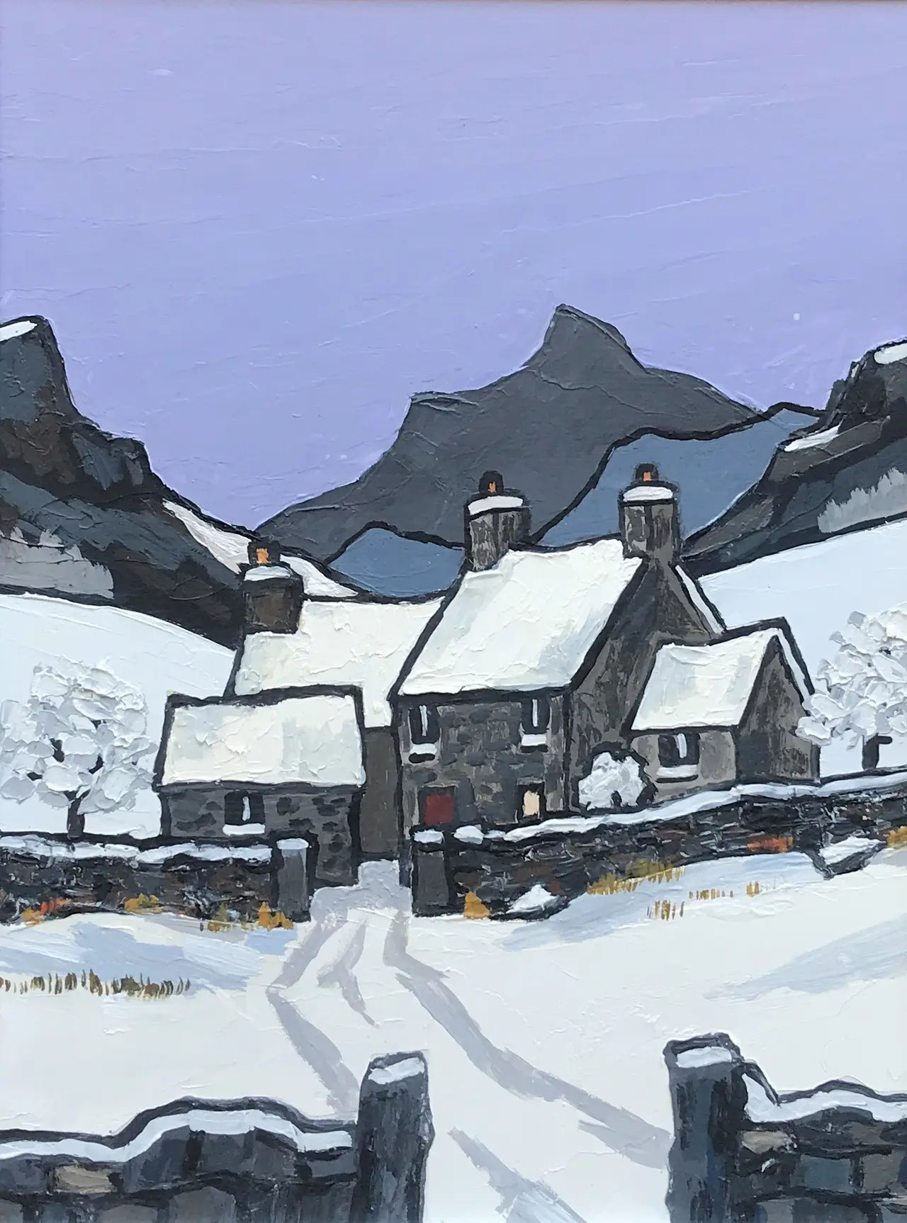 David Barnes - cottage in snowdonia