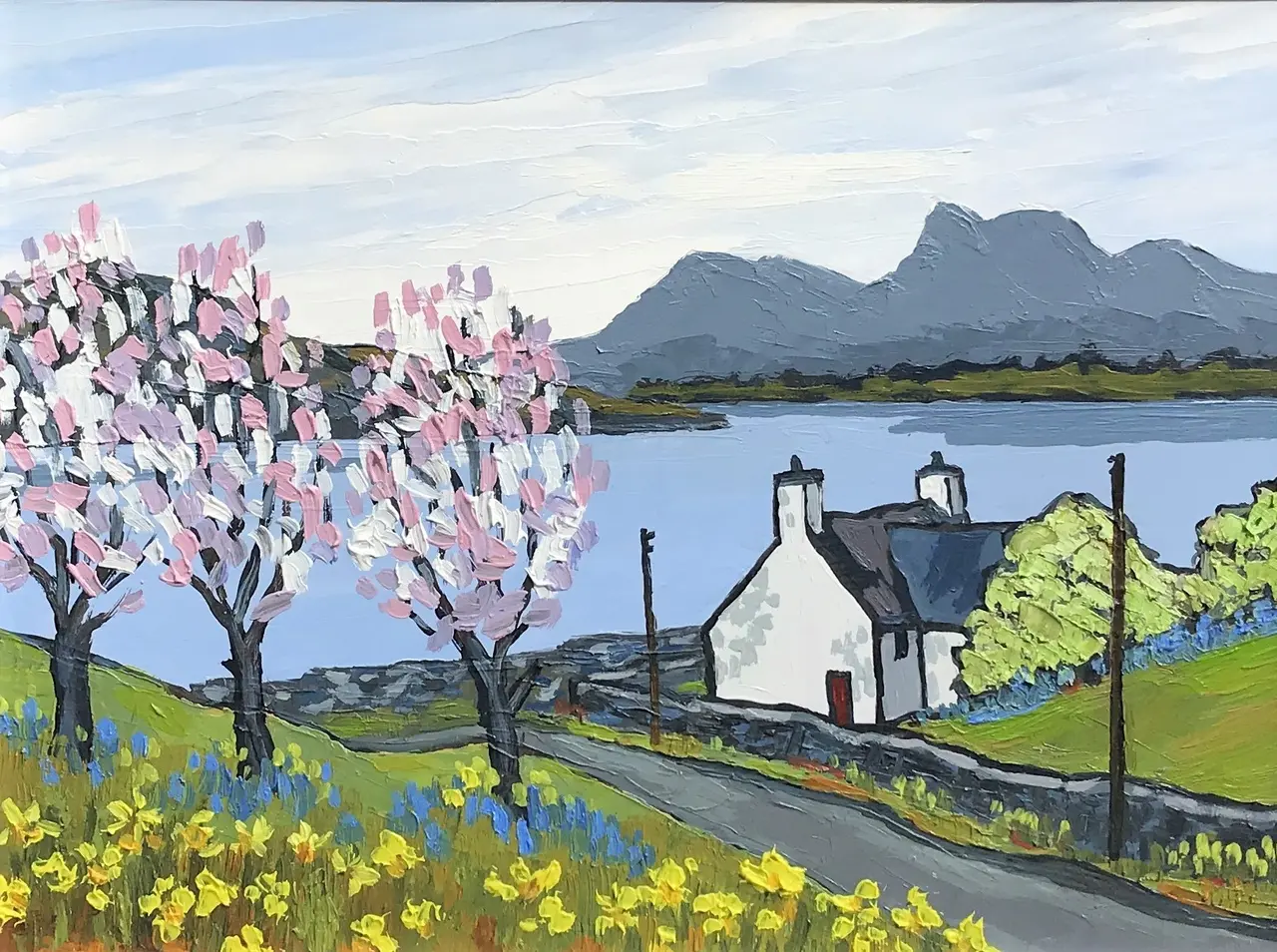 David Barnes - by the lake, near bala