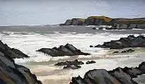David Barnes - rough seas off aberffraw
