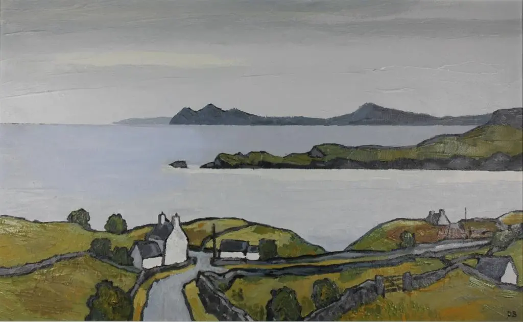 David Barnes - looking east in the lleyn