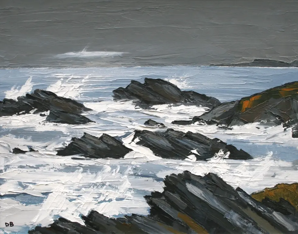 David Barnes - stormy seas off the lleyn