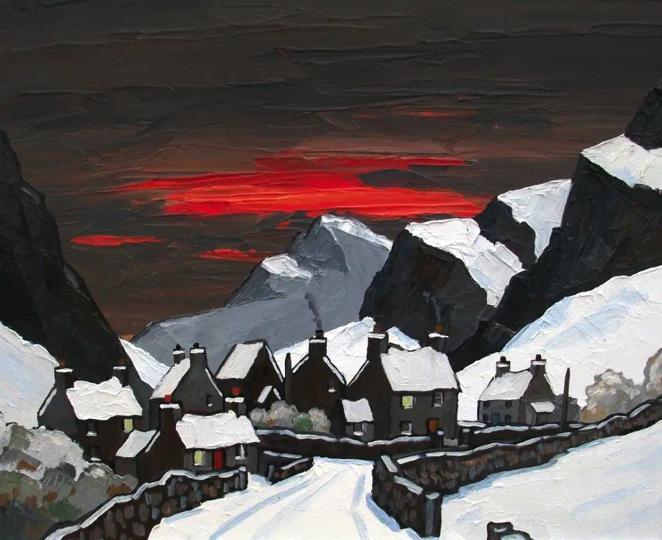 David Barnes - winter in gerlan