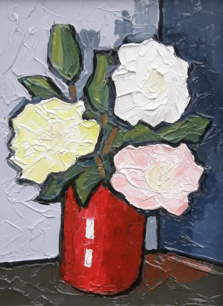 David Barnes - red vase