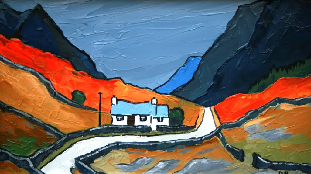 David Barnes - autumn in the hills