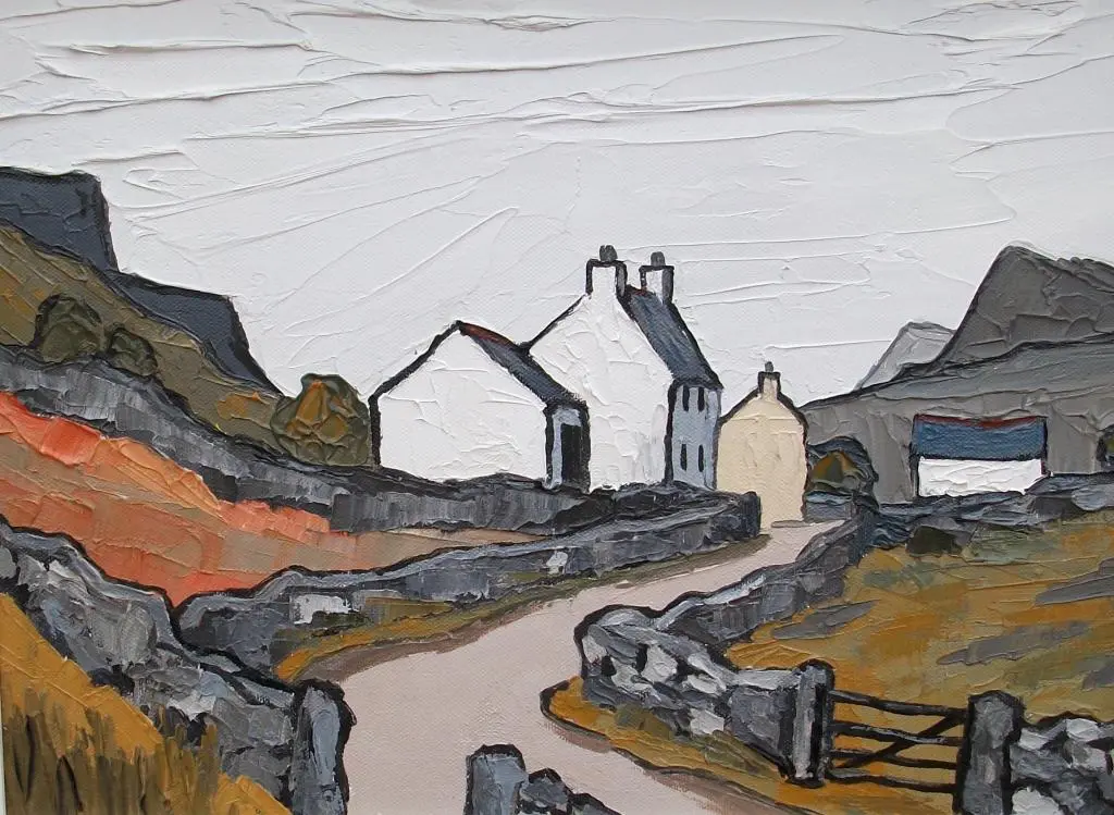 David Barnes - road to the farm