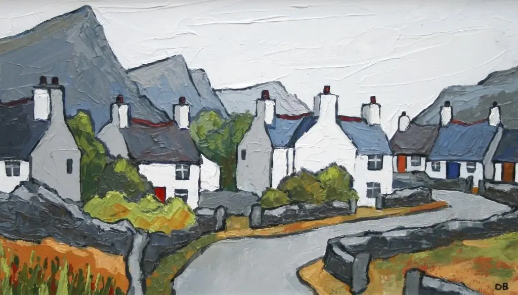 David Barnes - village in the hills