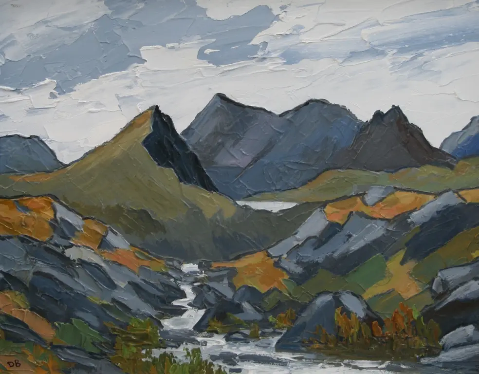 David Barnes - snowdon horseshoe from the south