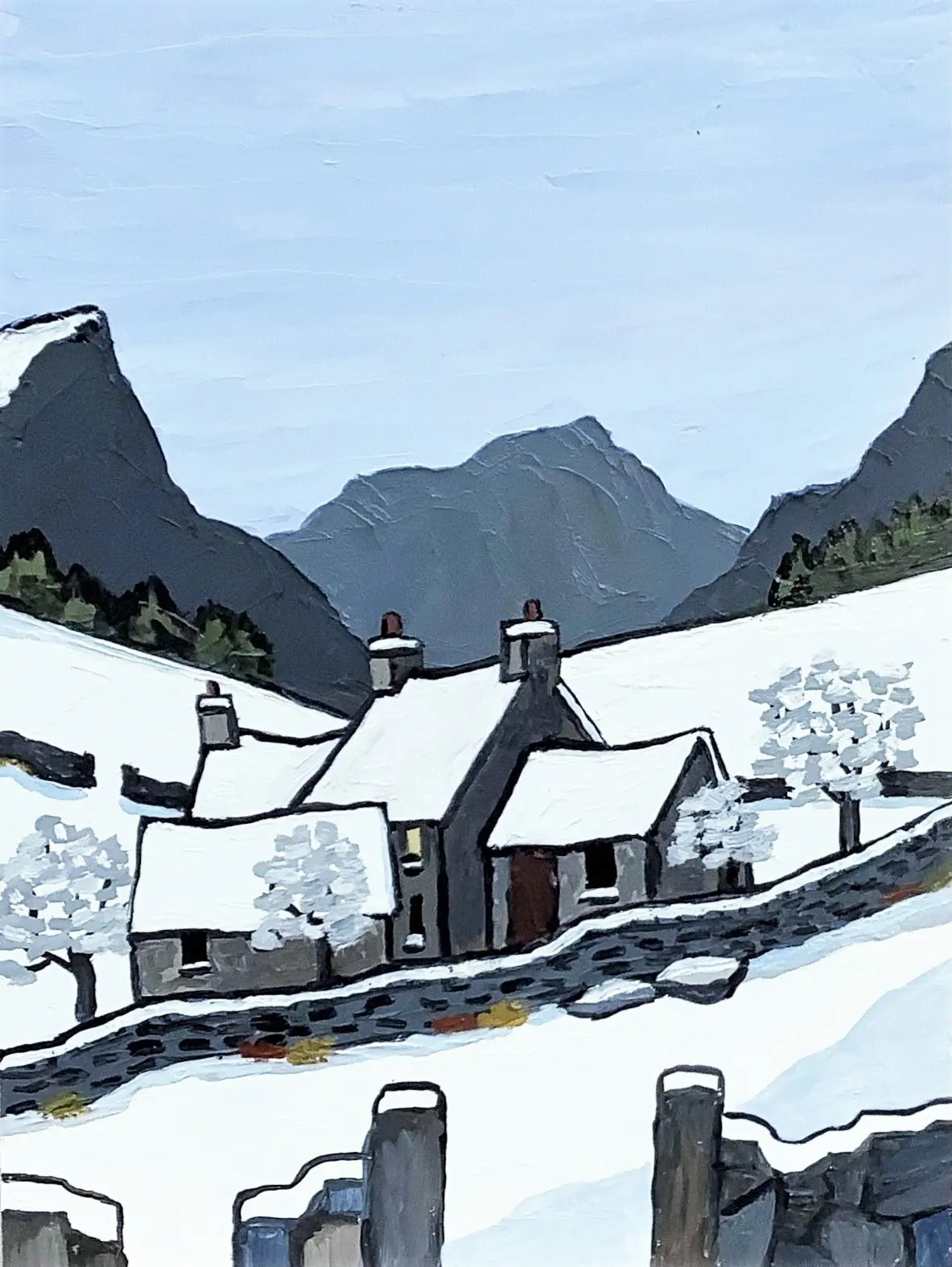 David Barnes - moelwyn in winter