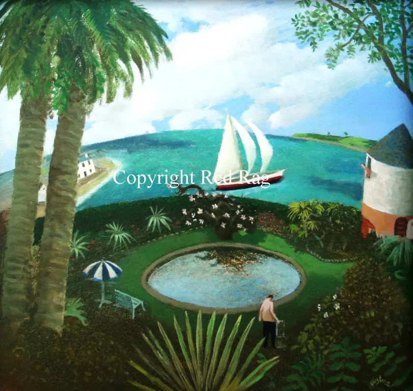 David Eustace - garden by the sea