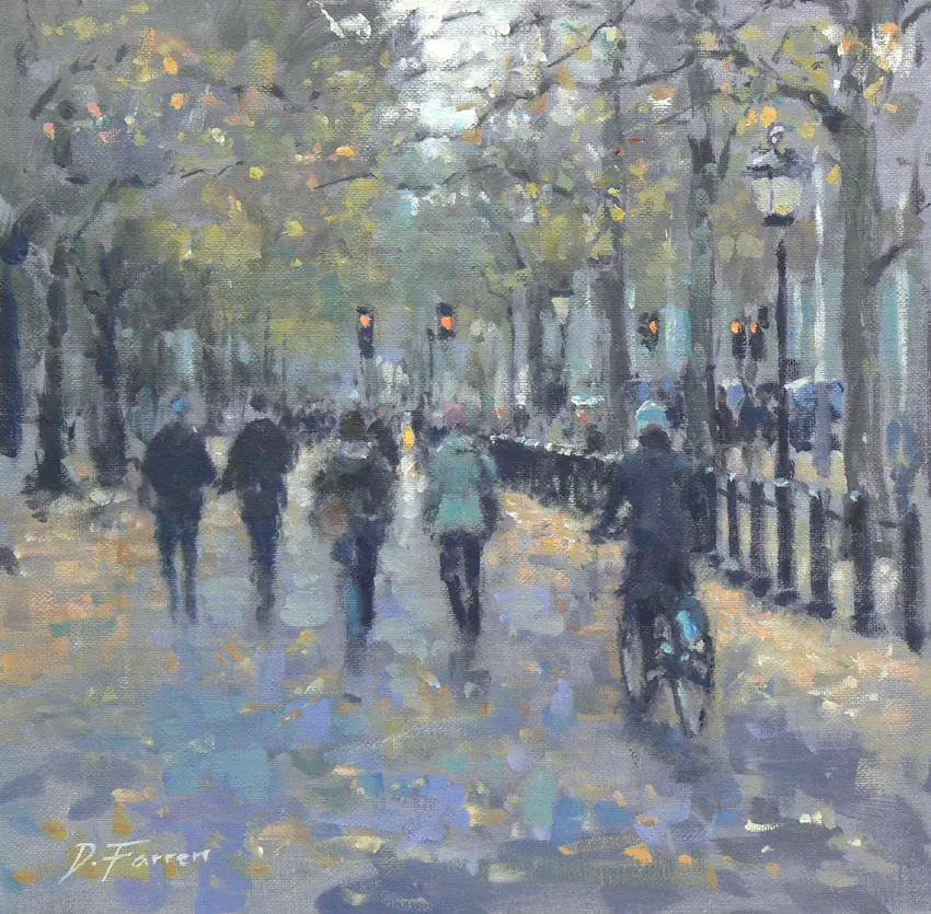 David Farren - october trees, the mall