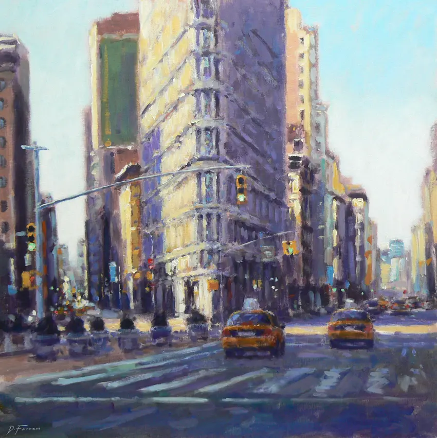 David Farren - morning sun, flatiron building, new york