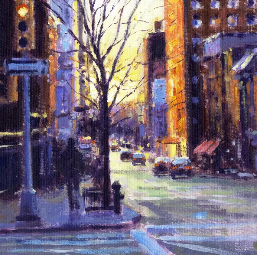 David Farren - sunrise from murray hill, manhattan
