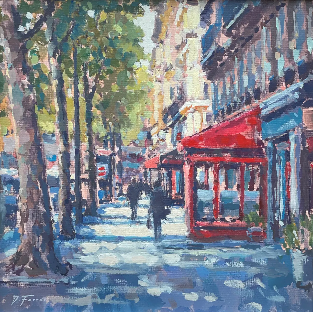 David Farren - summer morning, boulevard saint-germain