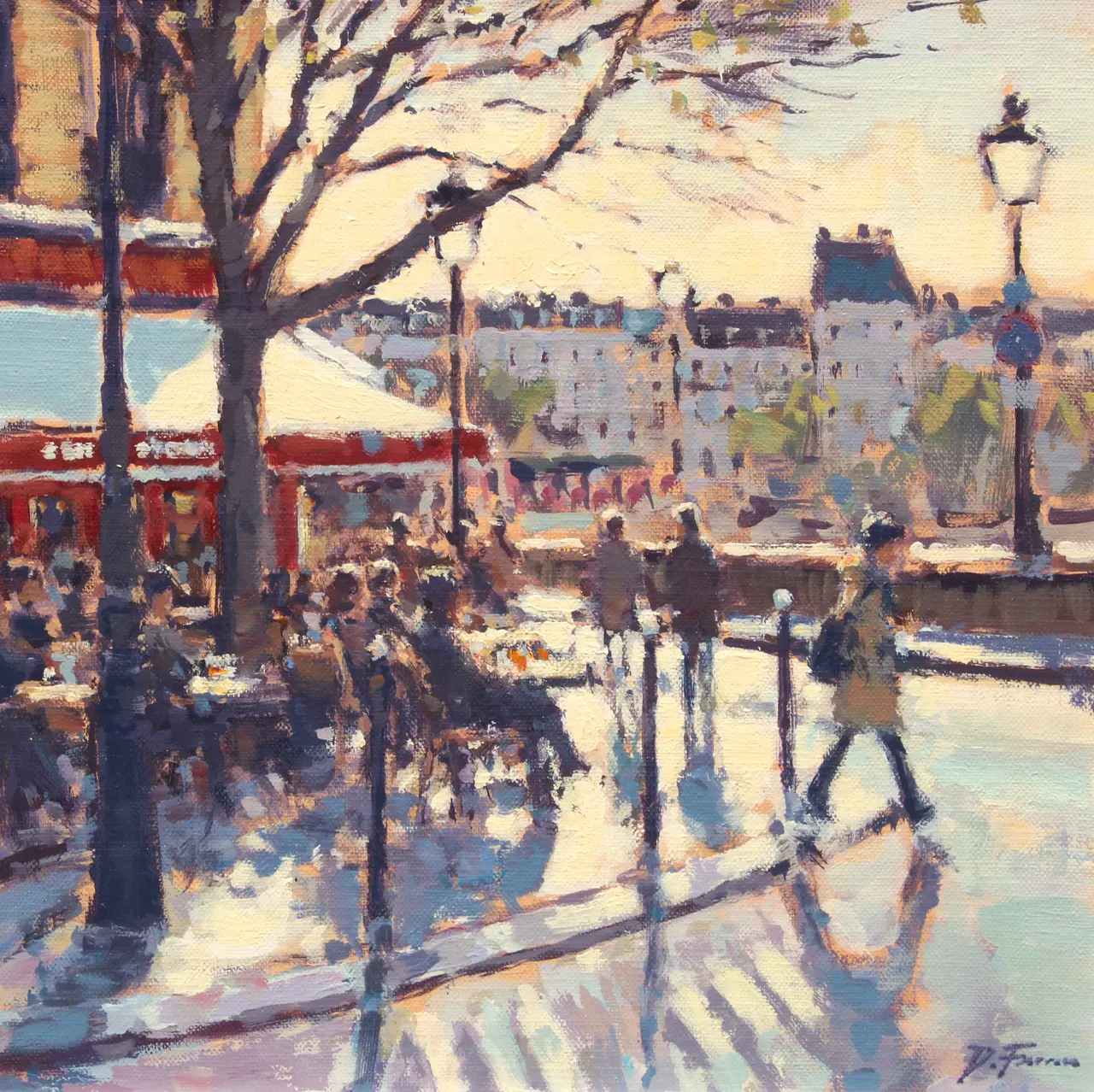 David Farren - corner cafe, ile saint-louis, paris