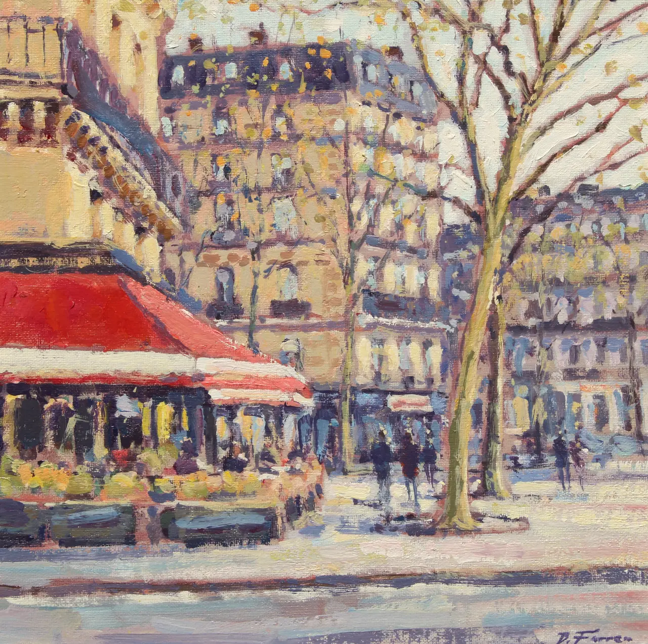 David Farren - winter sunshine, paris