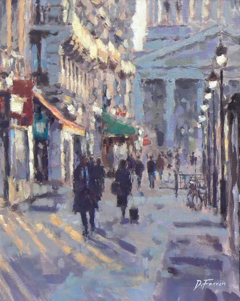 David Farren - evening light, paris