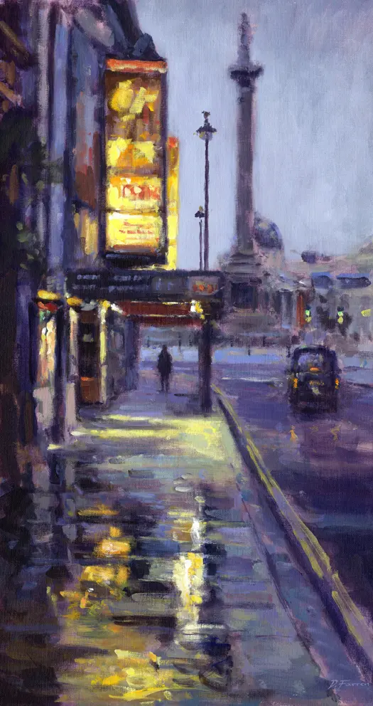 David Farren - first light, towards trafalgar square