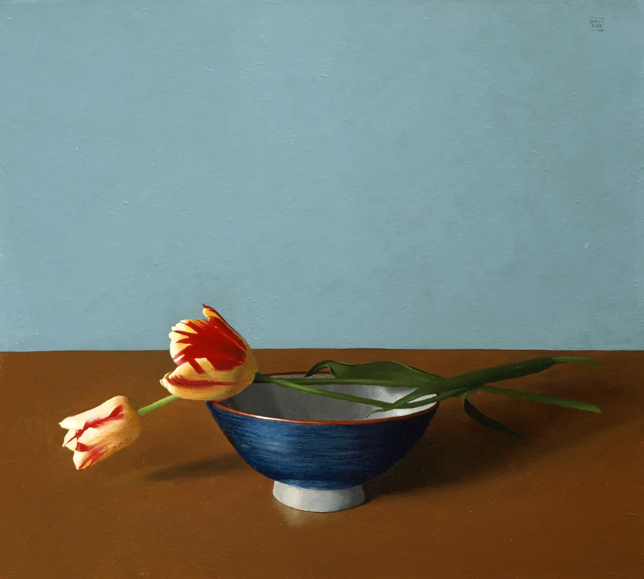 David Gleeson - tulips and bowl