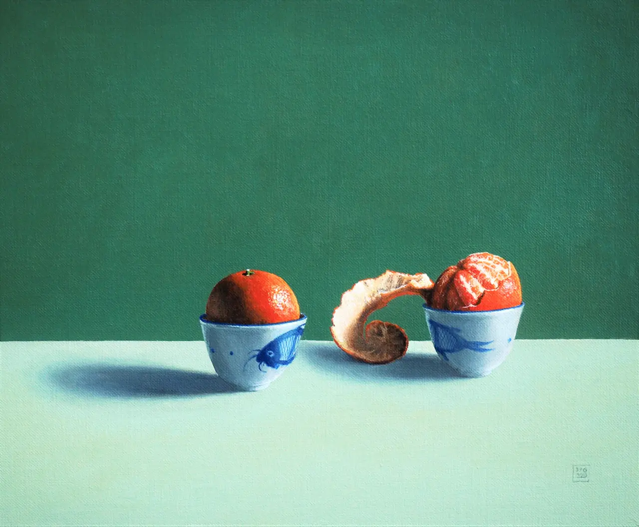 David Gleeson - blue fish and clementines