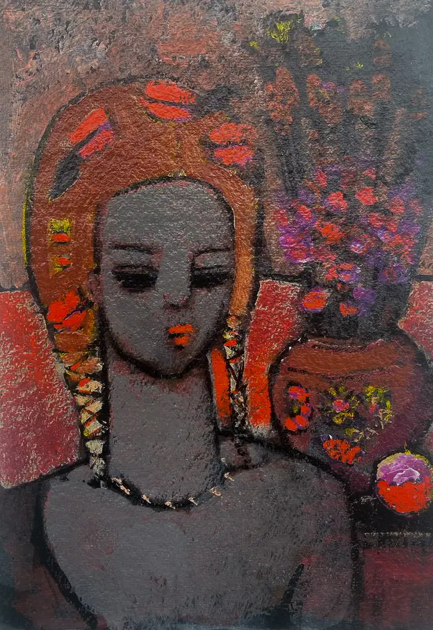 Endre Roder - decorated vase