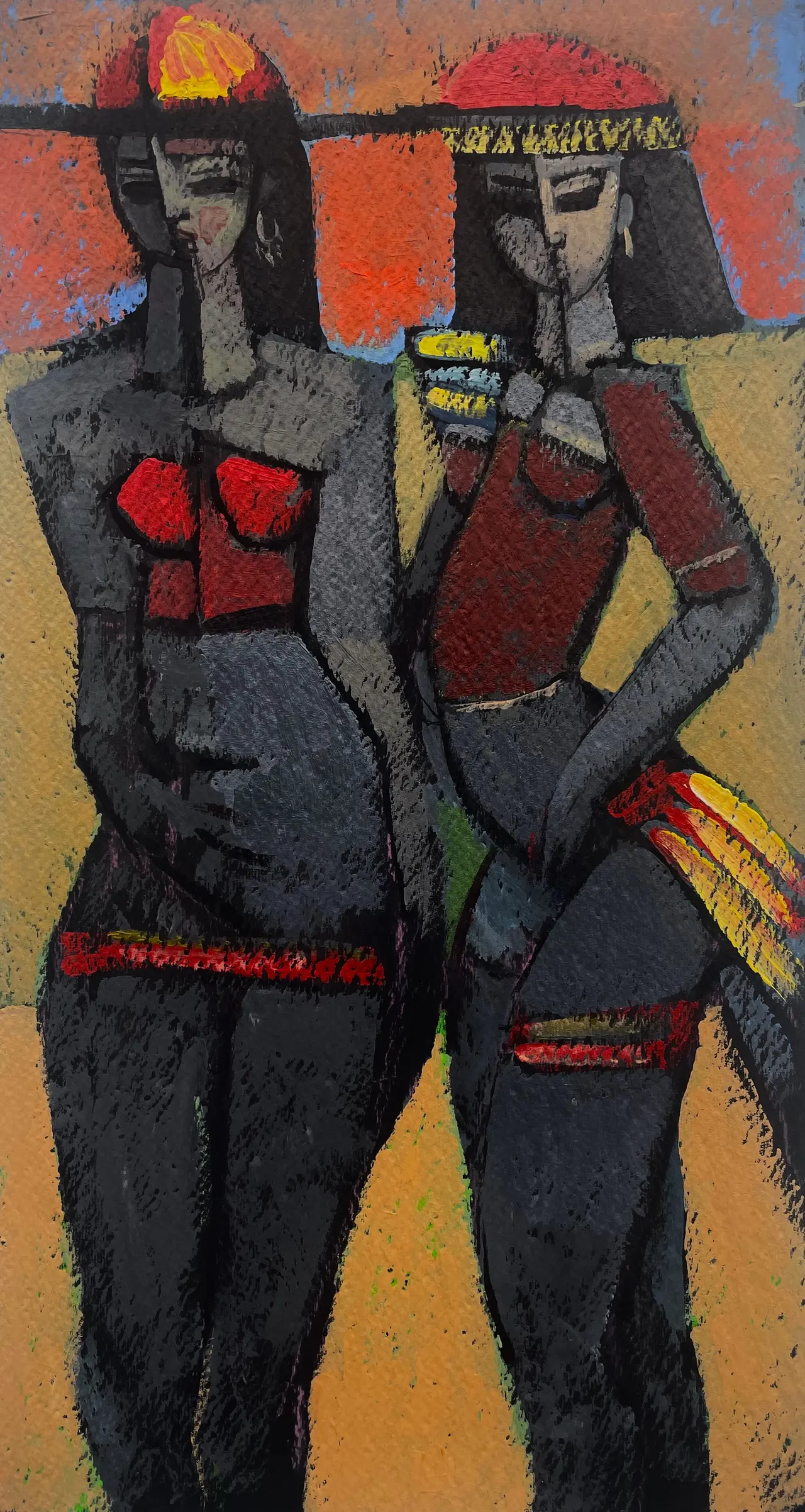 Endre Roder - dancers resting