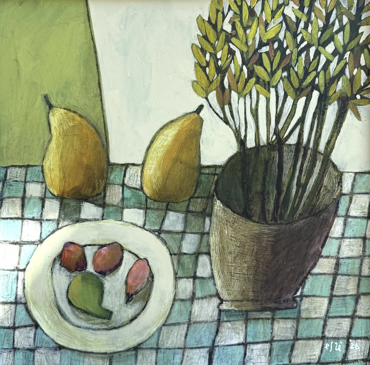 Este Macleod - checked tablecloth