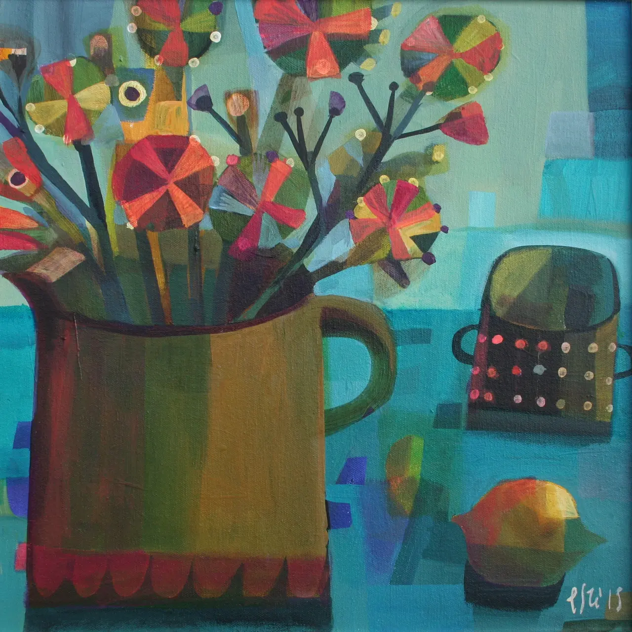Este Macleod - lemon on blue
