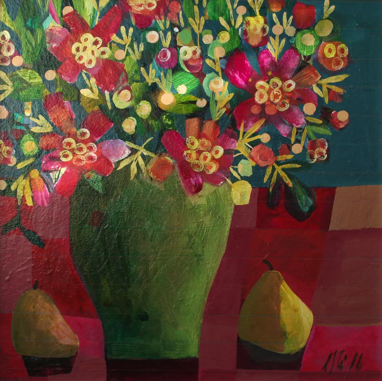 Este Macleod - peonies and pears