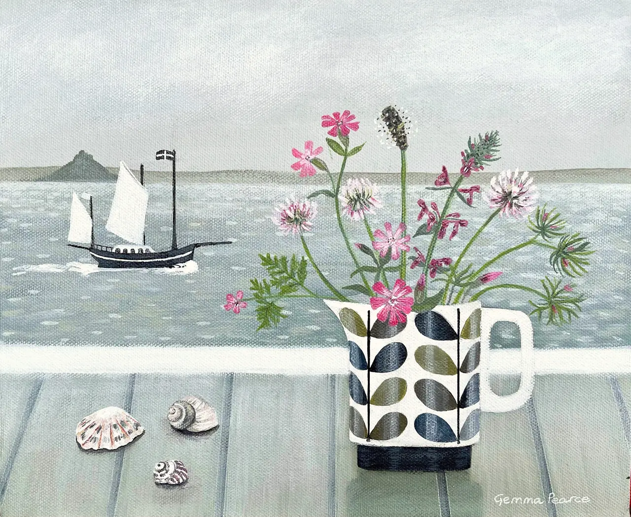 Gemma Pearce - wild flowers and shells