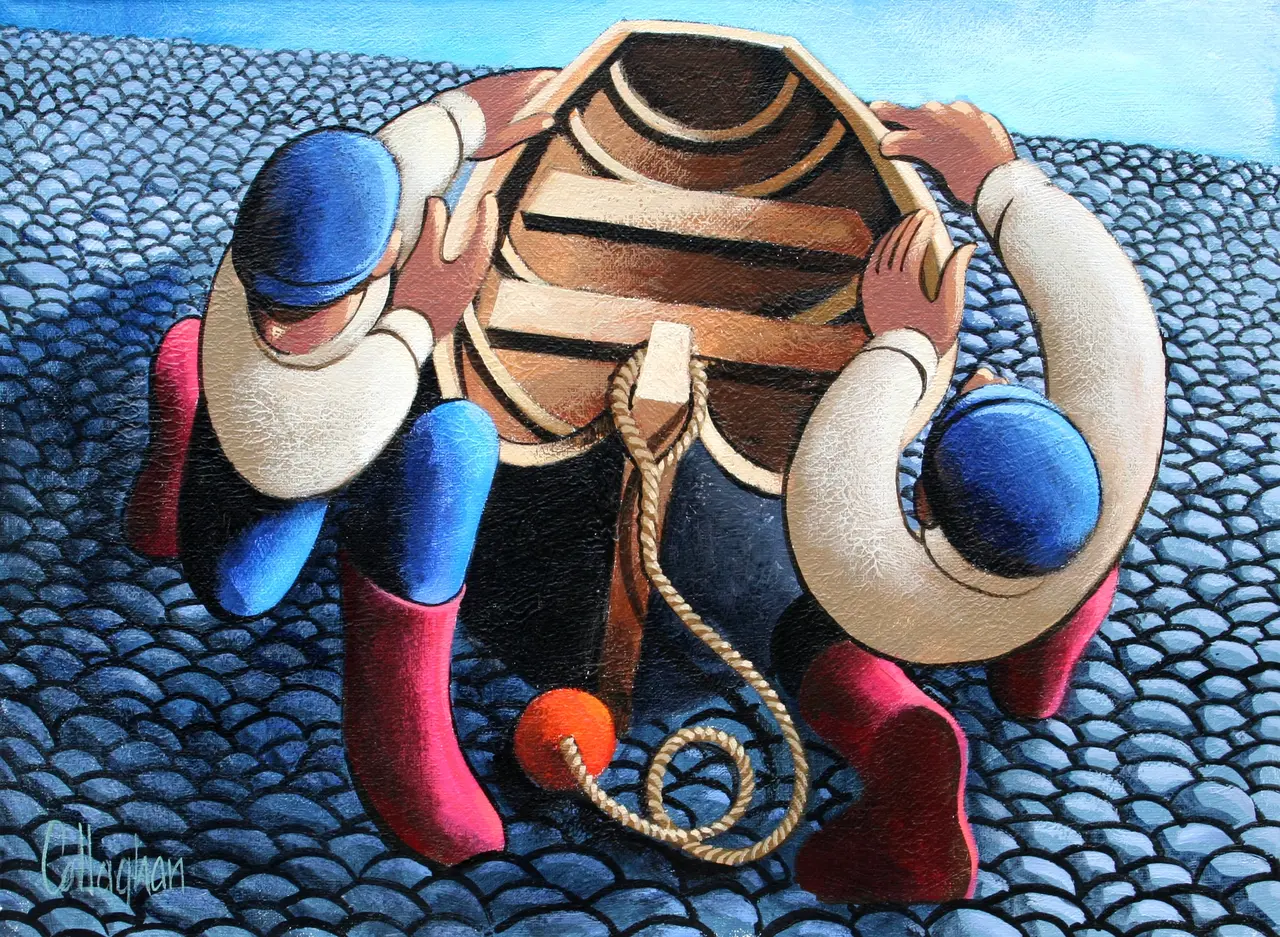 George Callaghan - beaching the curragh