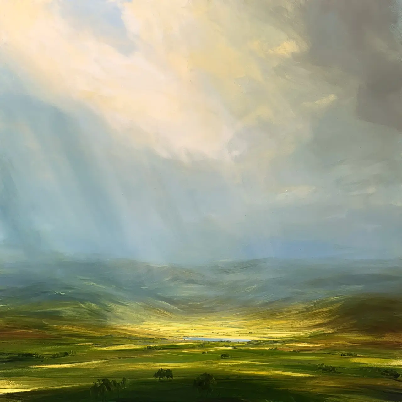 Harry Brioche - cascading light ii