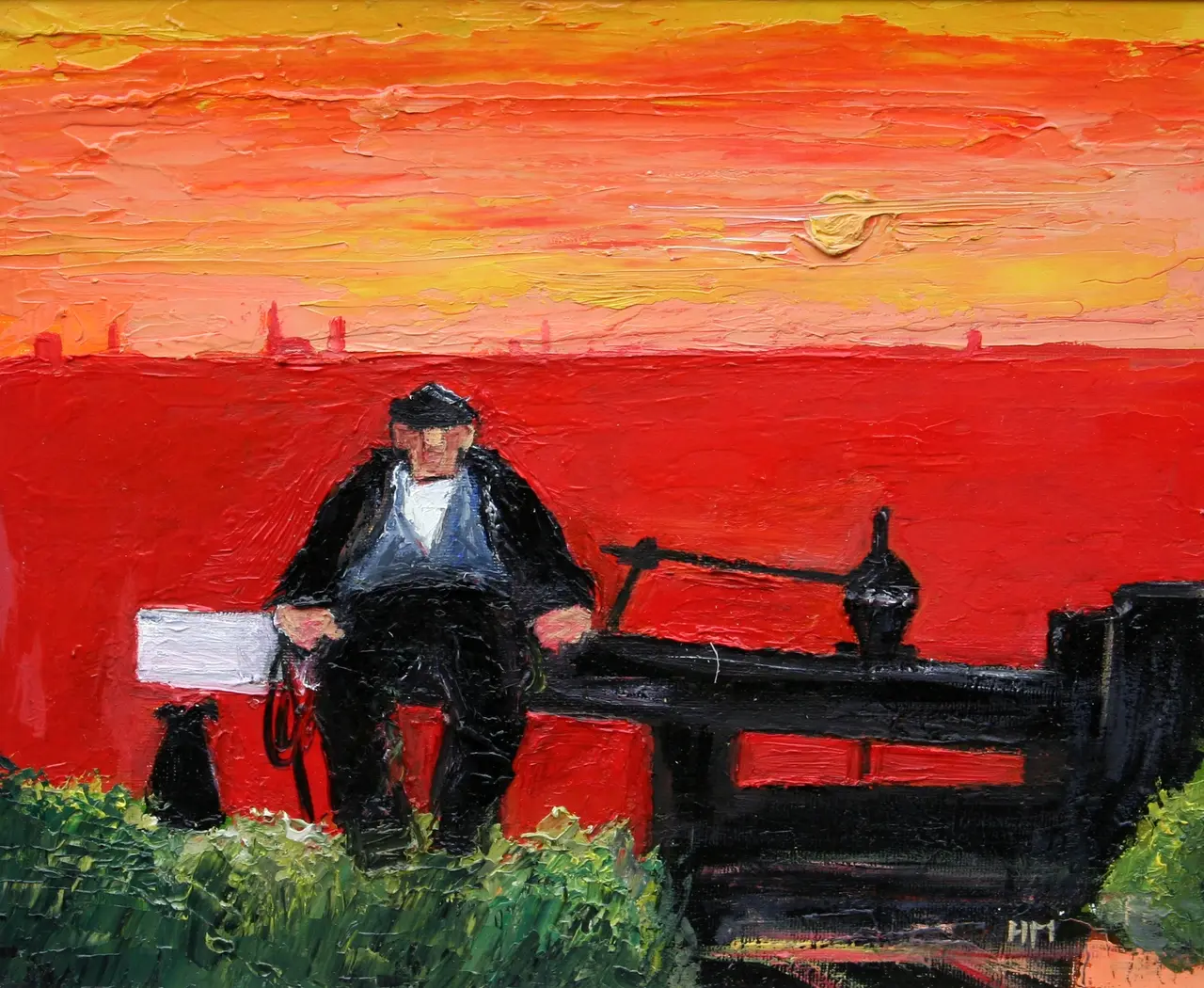 Heather Moseley - having a rest