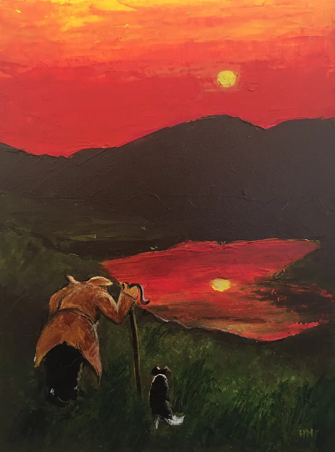 Heather Moseley - red sky at night