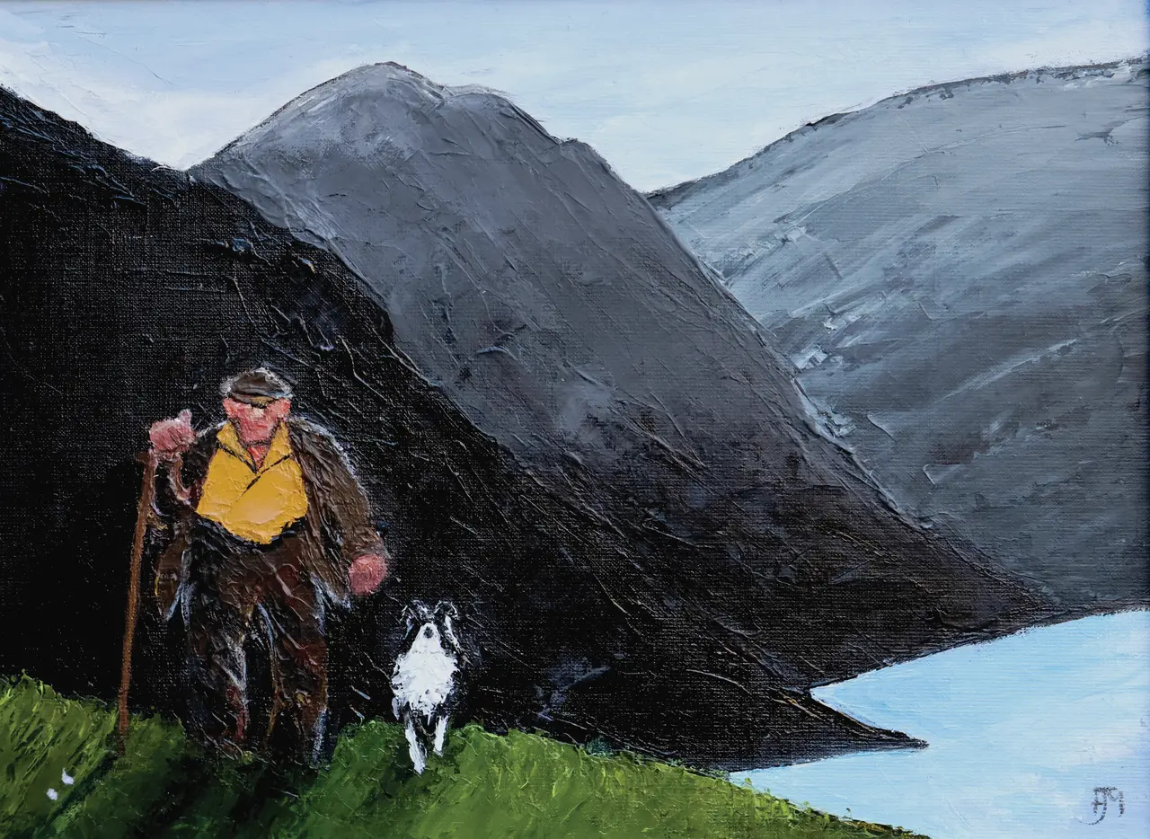 Heather Moseley - hill by the lake