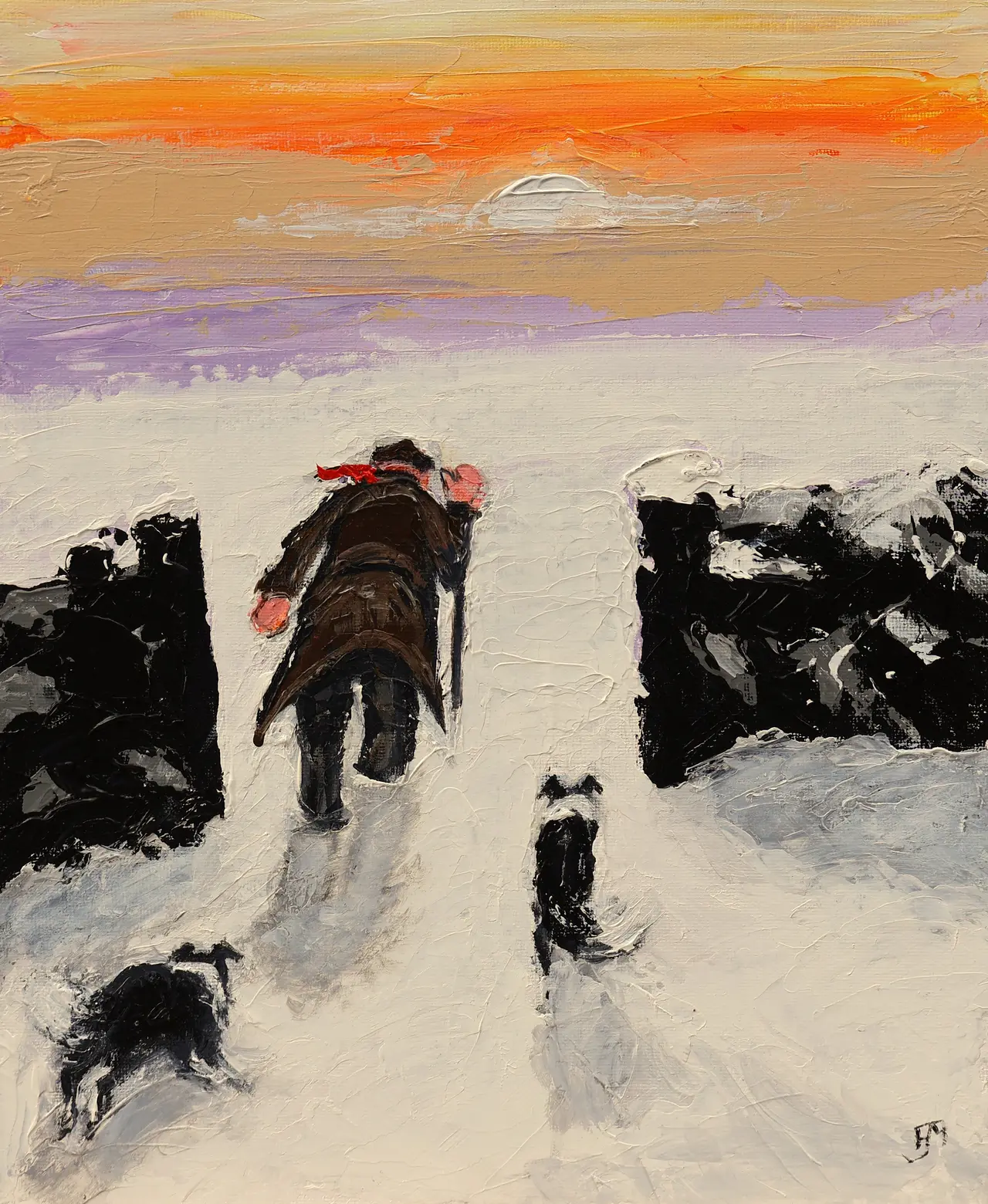 Heather Moseley - snowy walk