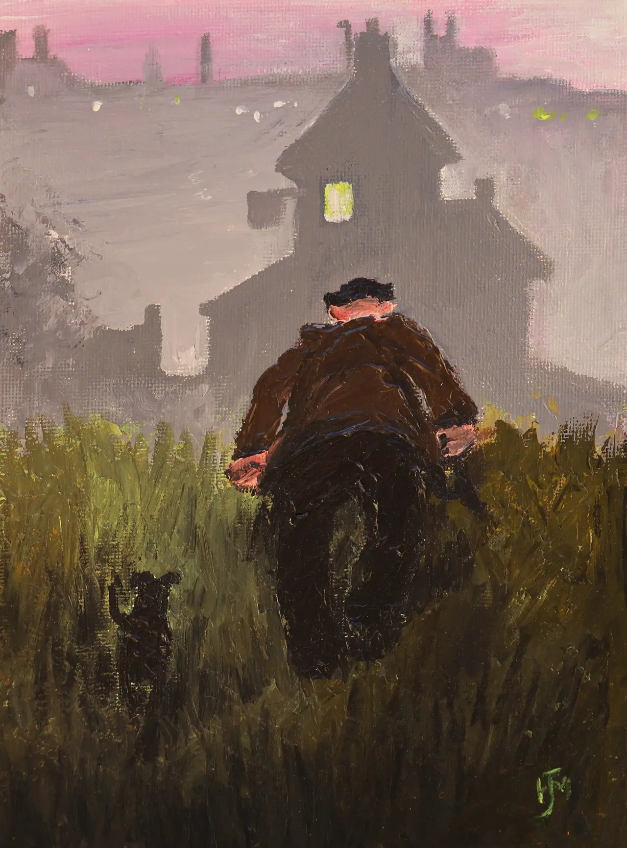 Heather Moseley - dull evening walk