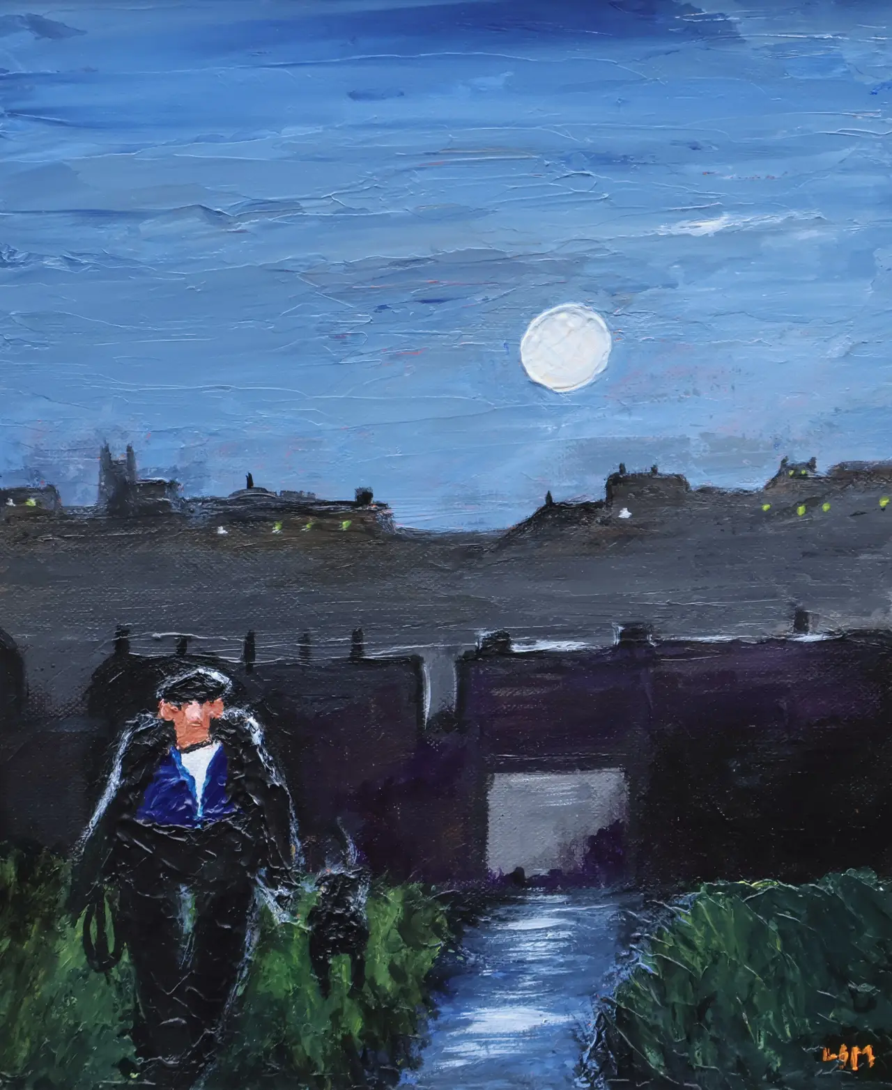 Heather Moseley - moonlit canal