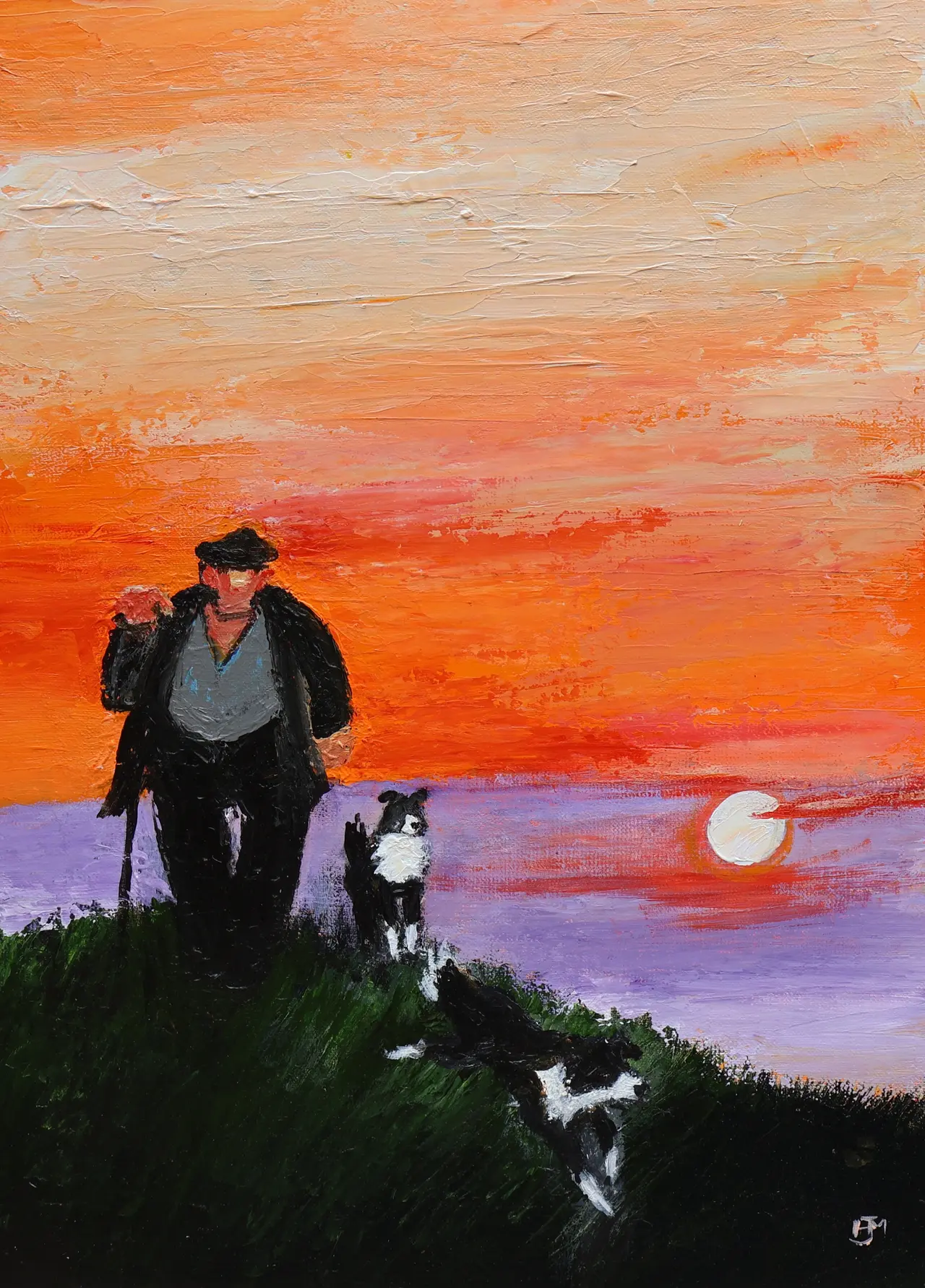 Heather Moseley - colourful sunset