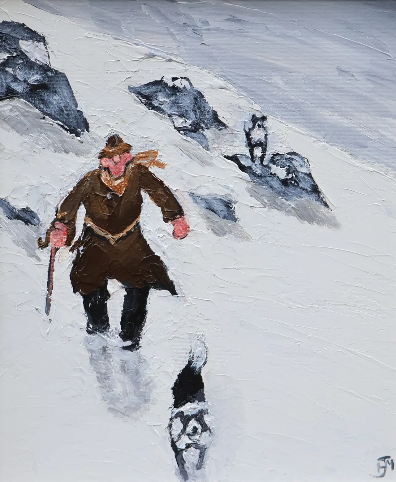 Heather Moseley - snowy slope