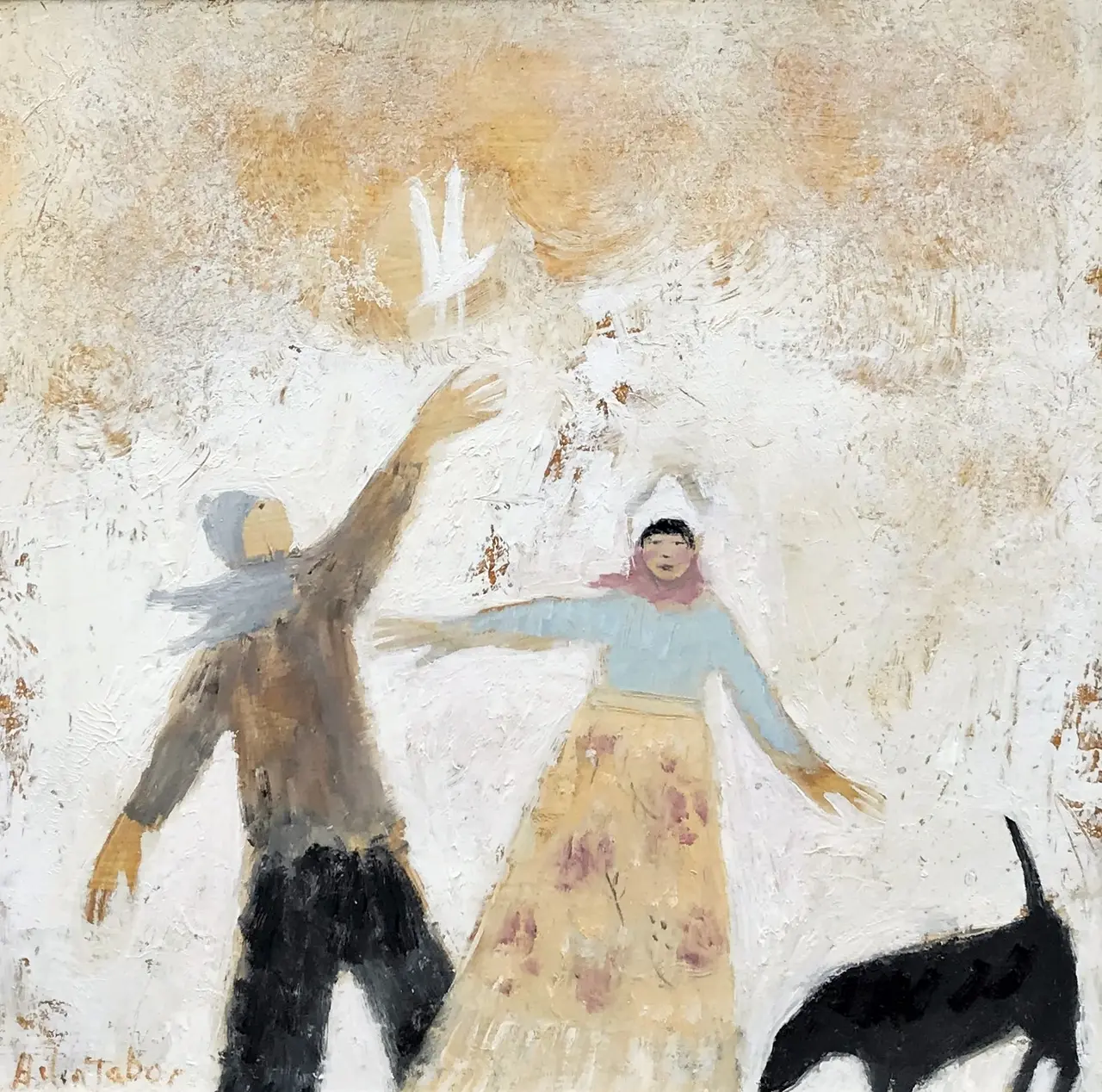 Helen Tabor - out in the snow