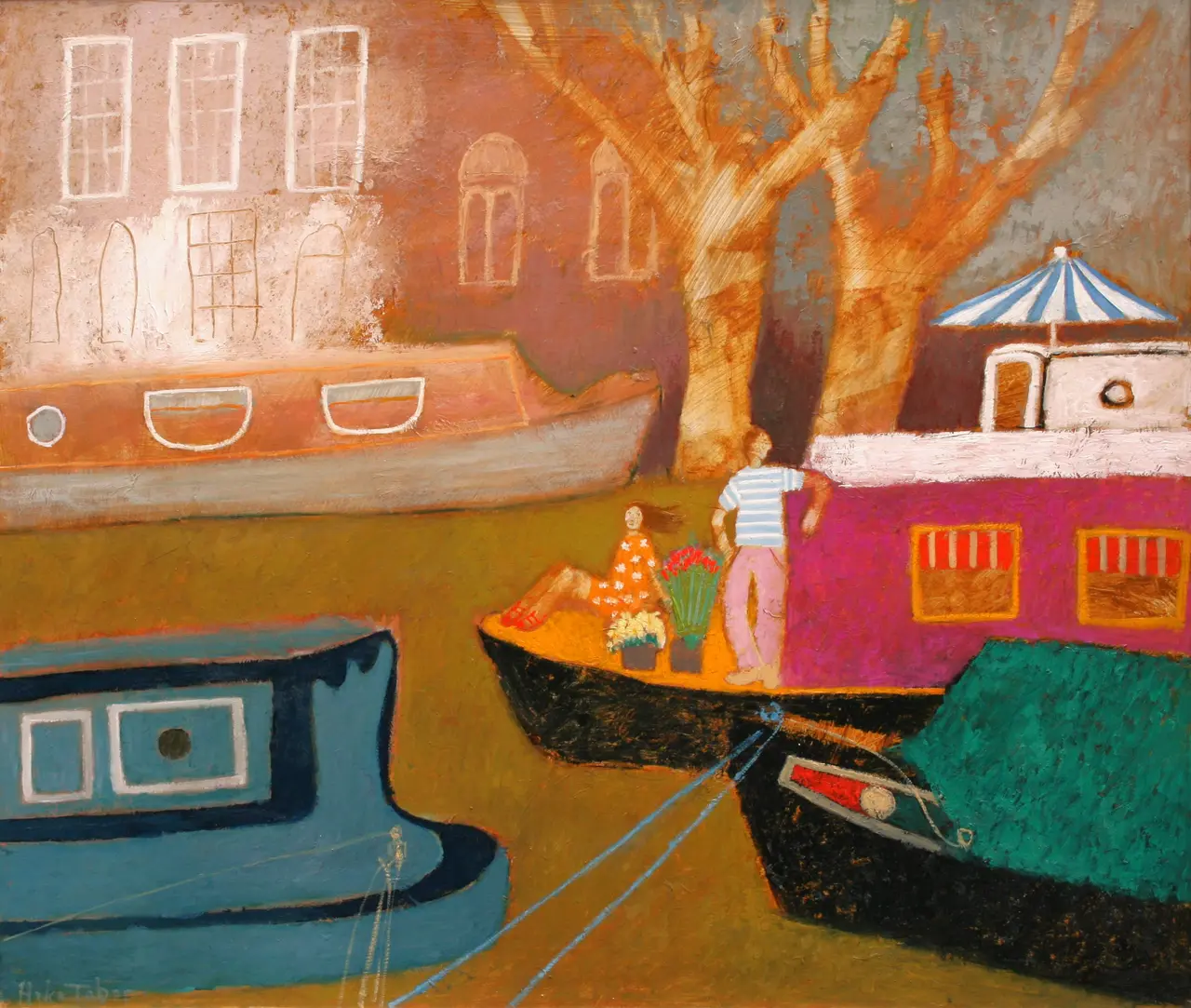 Helen Tabor - the regent's canal, july