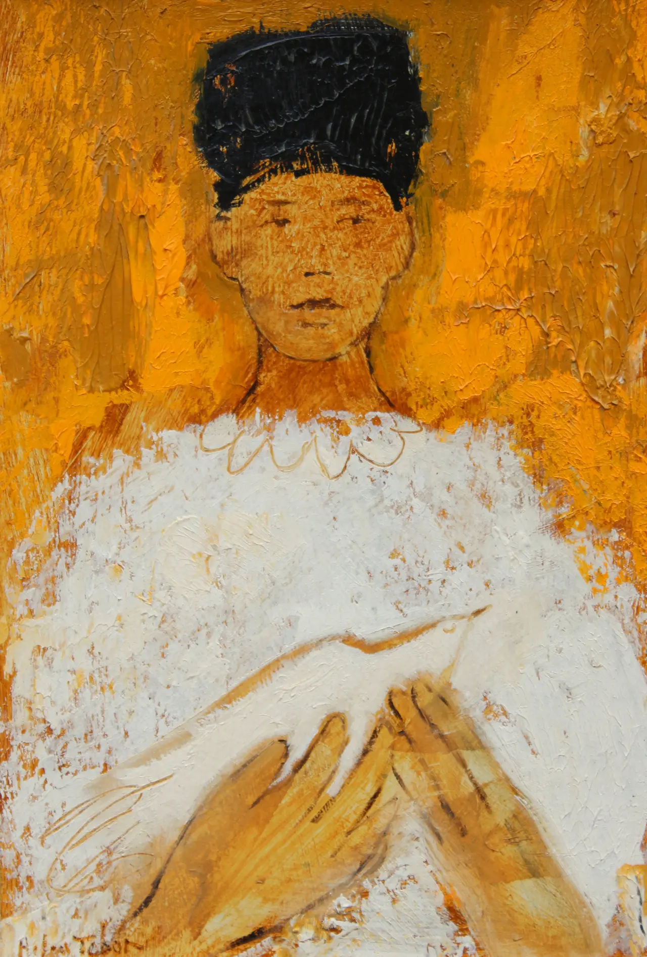 Helen Tabor - boy with a black hat