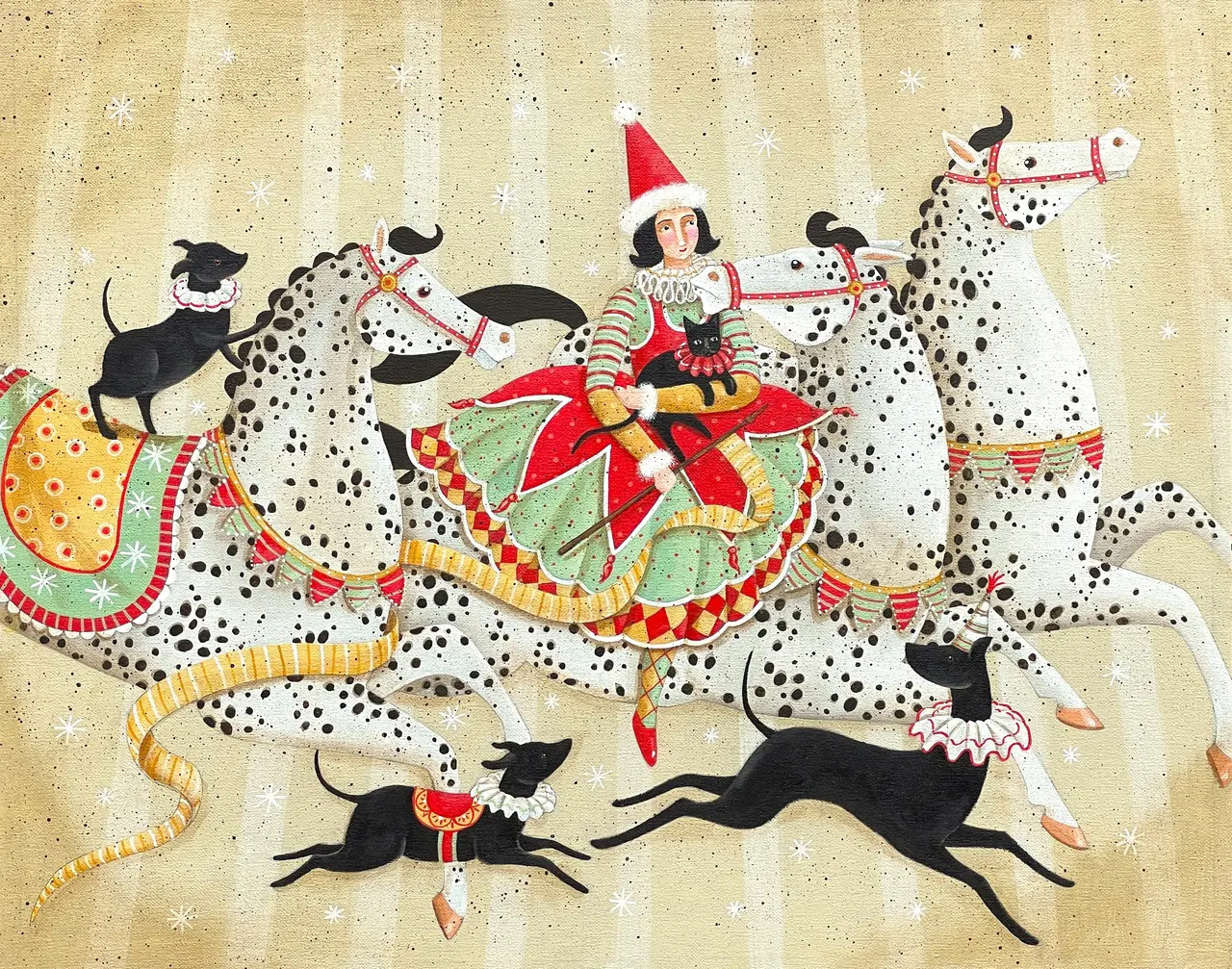Jane Winton - prancing ponies