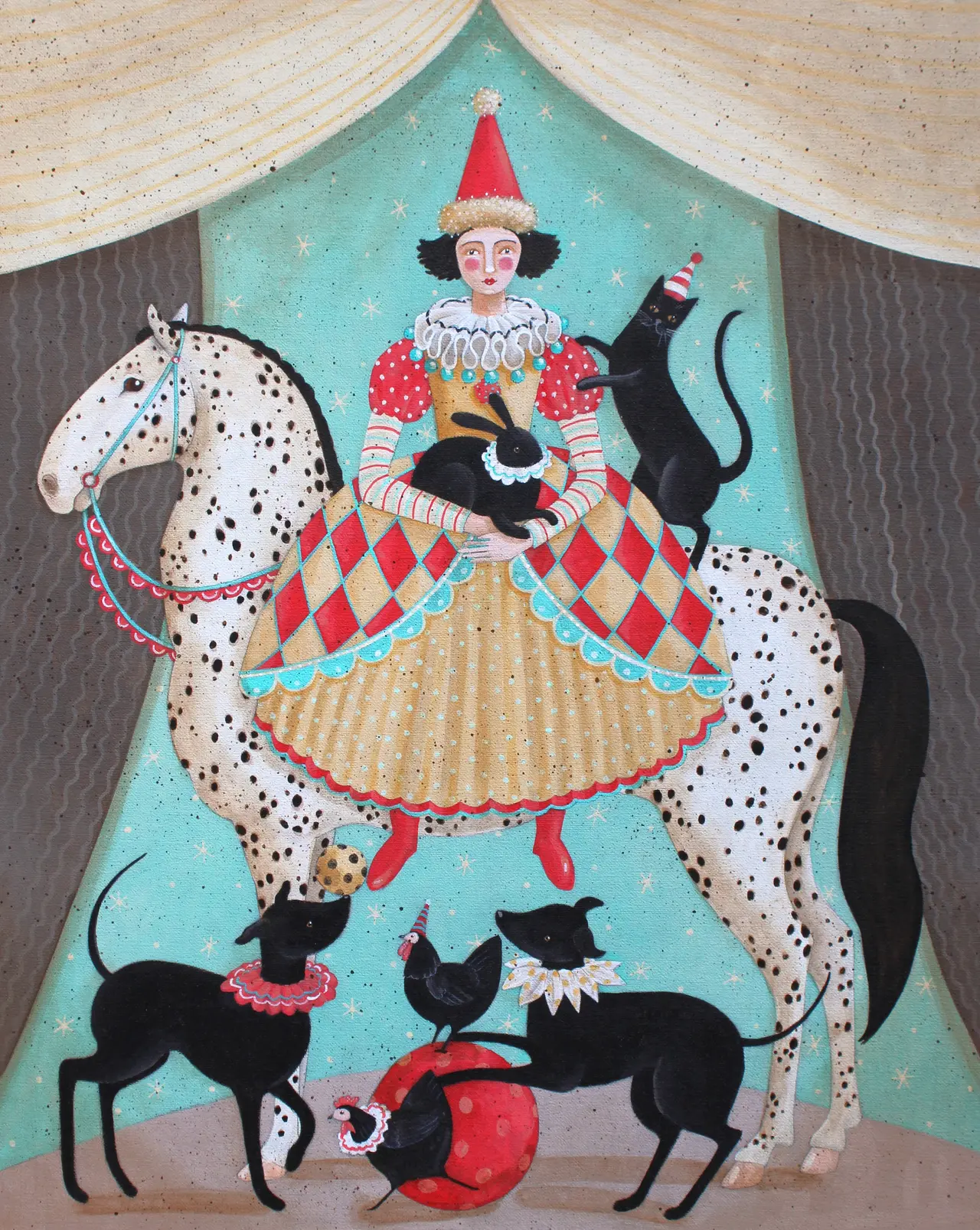 Jane Winton - circus pony
