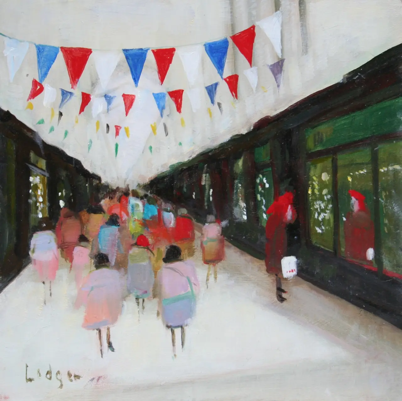 Janet Ledger - posh shops, burlington arcade
