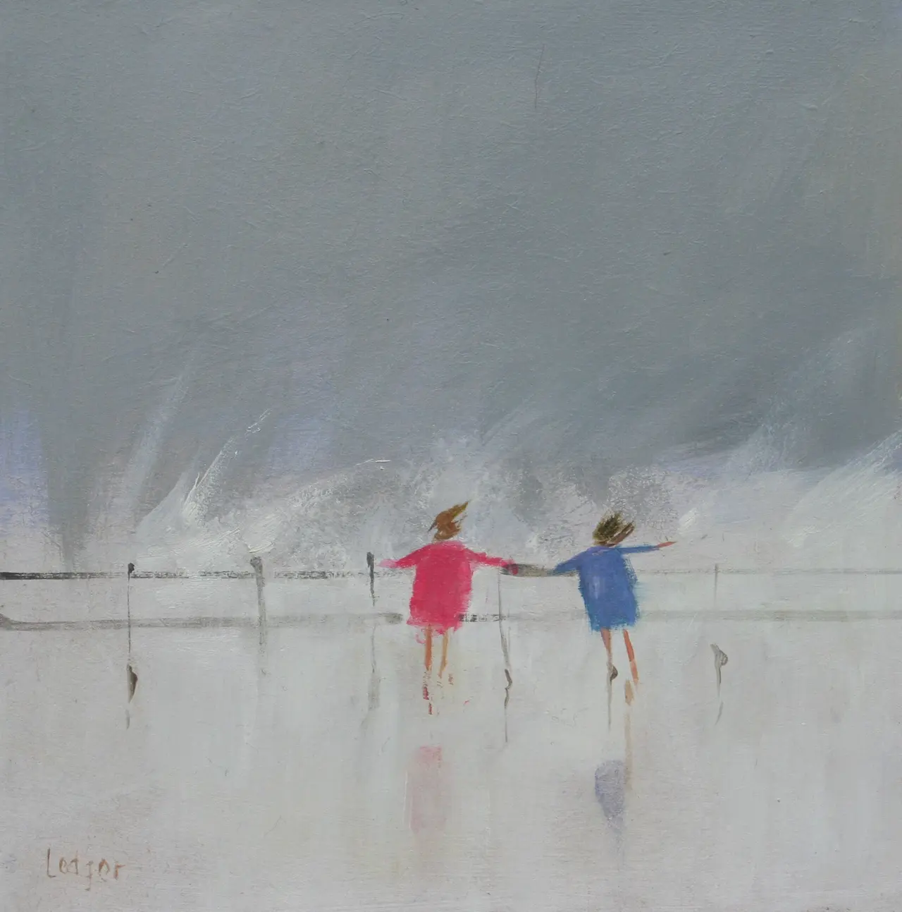 Janet Ledger - on the seafront