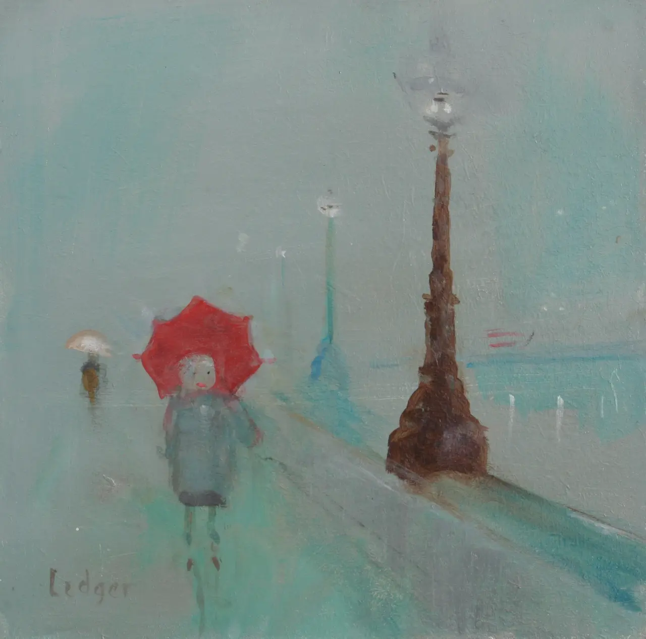 Janet Ledger - embankment towards westminster