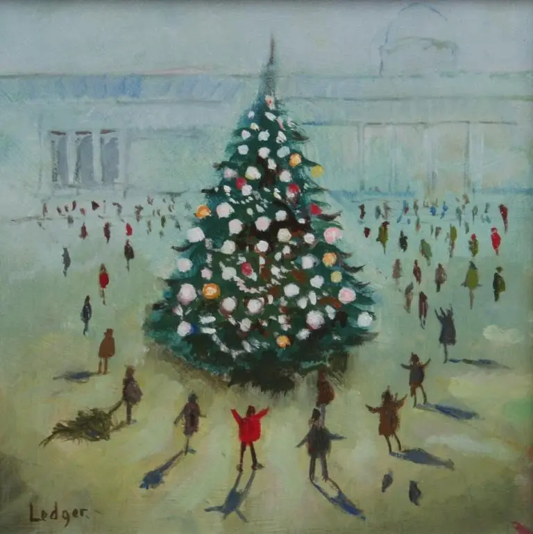 Janet Ledger - christmas tree, trafalgar square