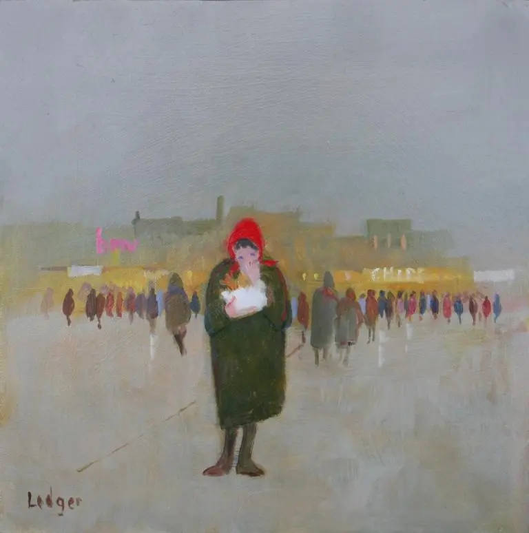 Janet Ledger - woman eating chips