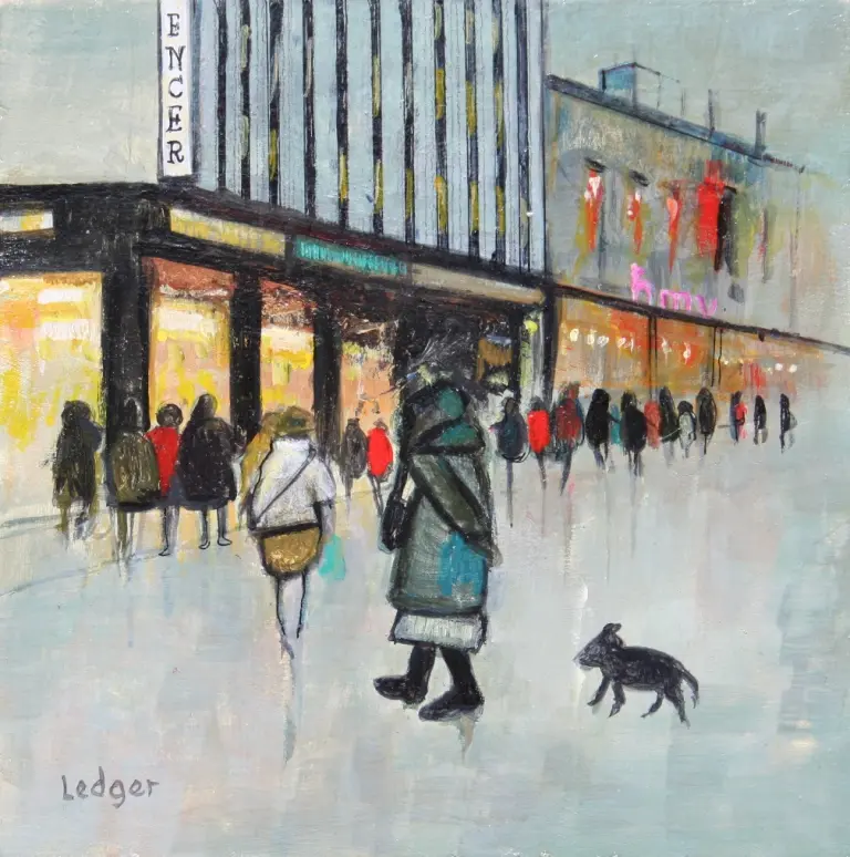 Janet Ledger - tramp in northumberland street